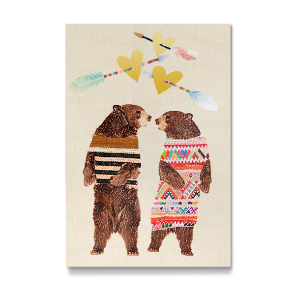 Galerie-Print "Tanzende Bären" 30x20 cm artboxONE