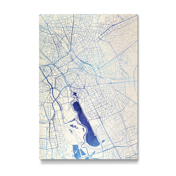 Galerie-Print "Hannover Deutschland Map" 30x20 cm artboxONE