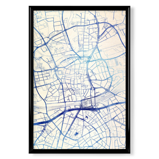 Essen Deutschland Blue Infusion Map I