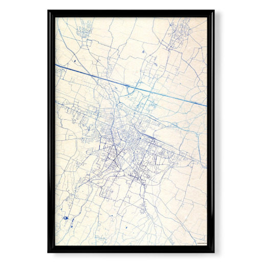 Reggio-nell’Emilia Italien Blue Infusion Map I