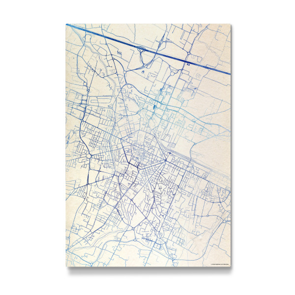 Galerie-Print "Reggio-nell’Emilia Italien Blue Infusion Map II" 30x20 cm artboxONE