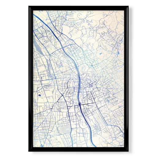 Graz Österreich Blue Infusion Map II
