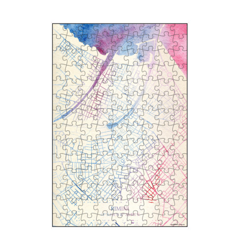 Rimini Italien Map Rose And Serenity I