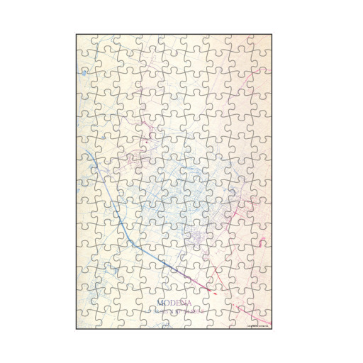 Modena Italien Map Rose And Serenity III
