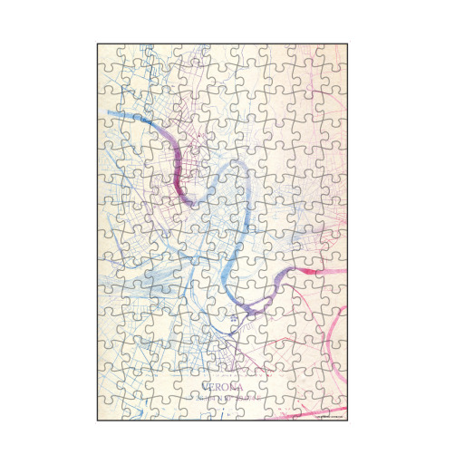 Verona Italien Map Rose And Serenity II
