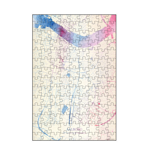 Aalborg Dänemark Map Rose And Serenity I