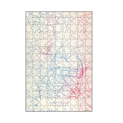 Montpellier Frankreich Map Rose And Serenity II