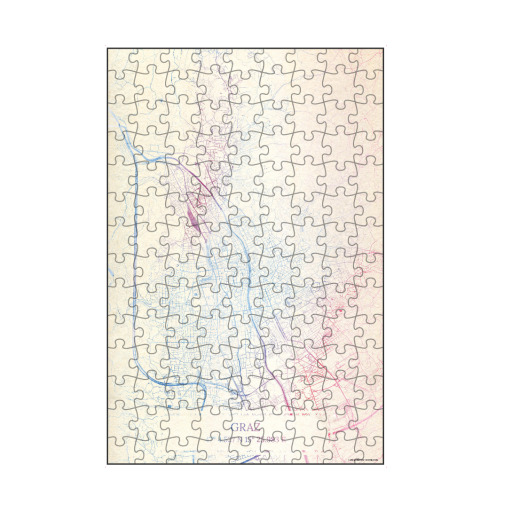 Graz Österreich Map Rose And Serenity I