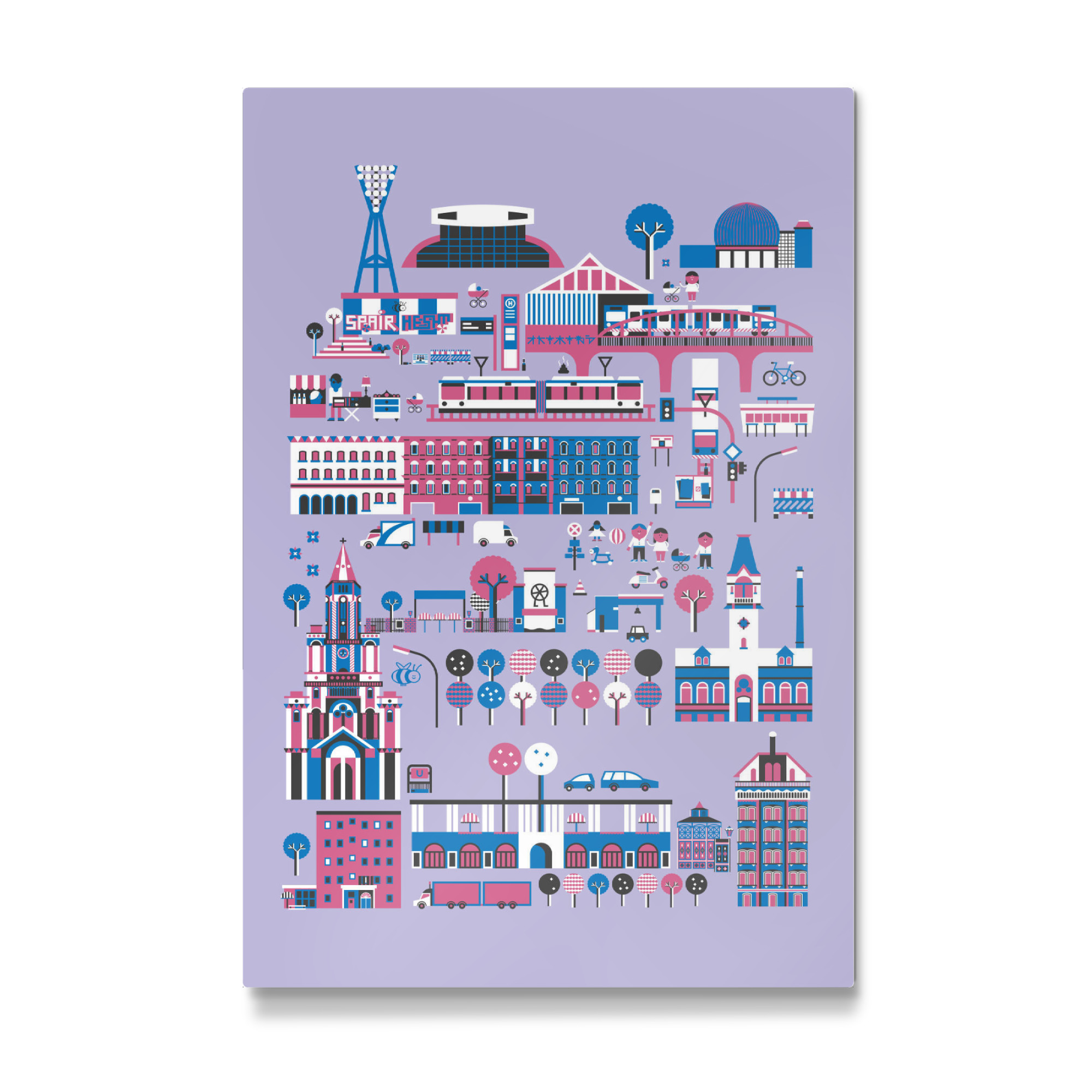 Galerie-Print "Berlin-Prenzlauer Berg" 75x50 cm artboxONE