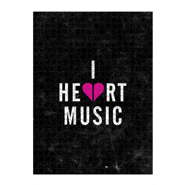 artboxONE Puzzle "HEART MUSIC" artboxONE - Typografie,Musik,Festivals