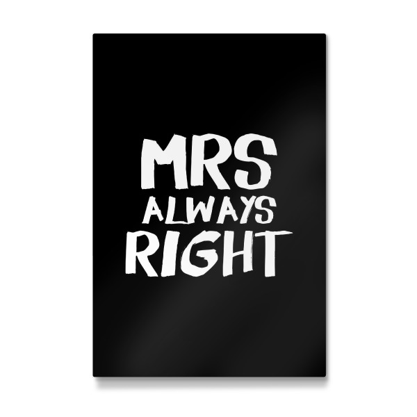 Galerie-Print "MRS ALWAYS RIGHT" 30x20 cm artboxONE