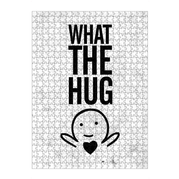 artboxONE Puzzle "WHAT THE HUG" artboxONE - Typografie