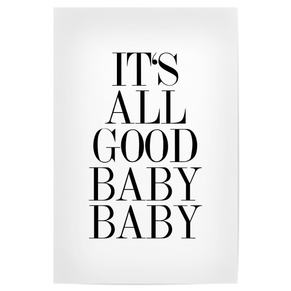 Poster 30x20 cm "BABY BABY" artboxONE - Typografie