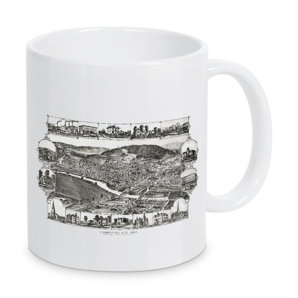 Tasse "Karte von Corning - New York" artboxONE - Kartografie