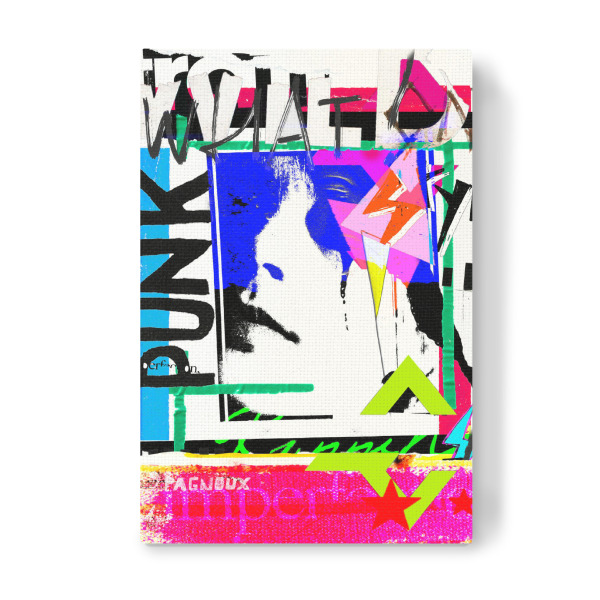 Leinwandbild "Imperfection" artboxONE - Typografie,Fashion,Streetart - Collage,Photocollage,Farben,Pagnoux,Illustration,Pop,Porträt,Grafikdesign