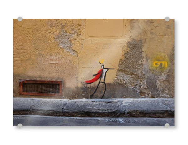 Acrylglasbild "Don Herau" artboxONE - Streetart - Straßenkunst