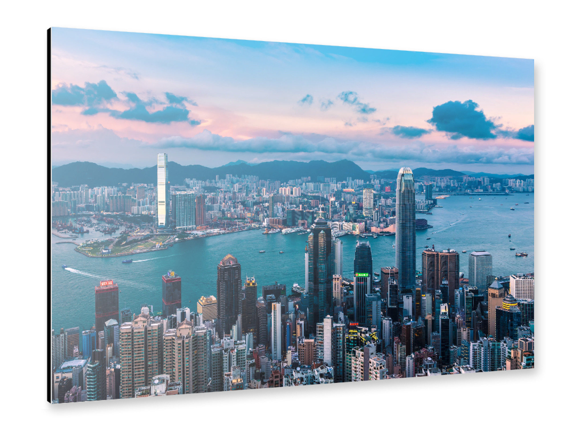 Alu-Dibond "Hong Kong 03" 30x20 cm artboxONE