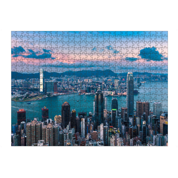 Puzzle Ravensburger "Hong Kong 03" artboxONE - Städte,Reise,Architektur