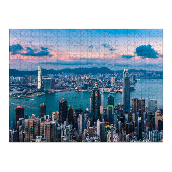 Puzzle Ravensburger "Hong Kong 03" artboxONE - Städte,Reise,Architektur