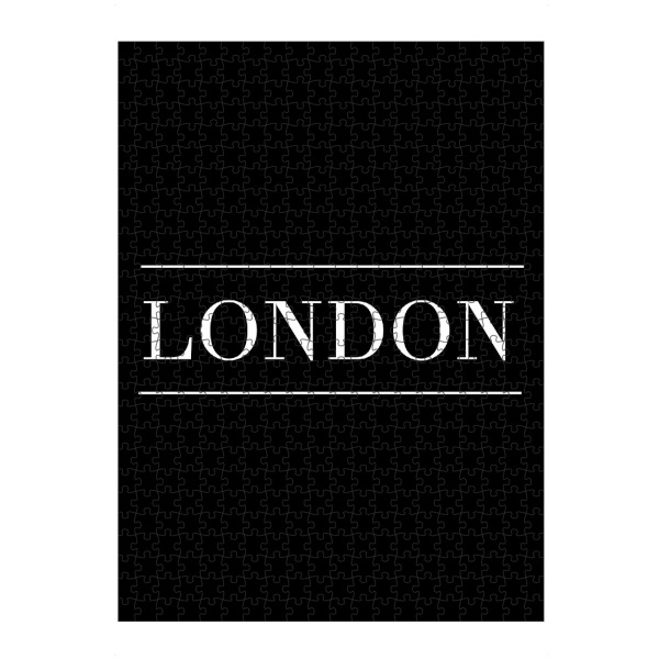 artboxONE Puzzle "LONDON | HORIZONTAL" artboxONE - Städte,Typografie,Reise,Schwarzweiß