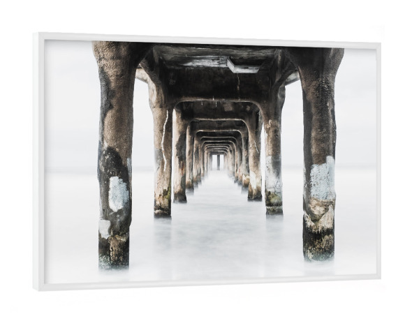 Poster mit weißem Rahmen "Under the Bridge" artboxONE - Natur,Reise,Reise / Strand und Meer