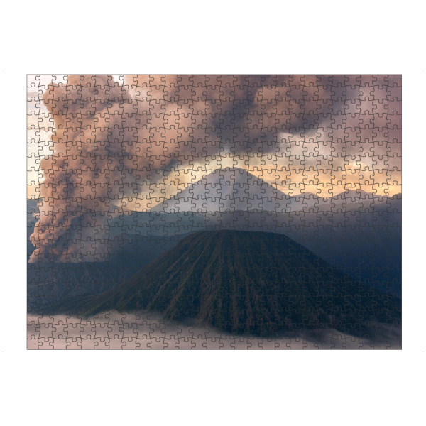 artboxONE Puzzle "Morning Glow" artboxONE - Natur - Vulkan,Bromo,Indonesien,Sunrise,Natur,Berg,Nebel - Bild vulkan