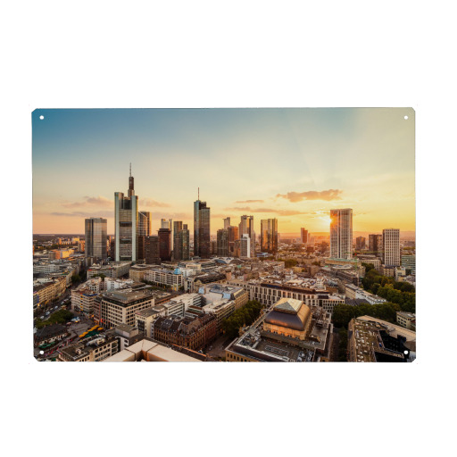 Frankfurt am Main Sunset Skyline