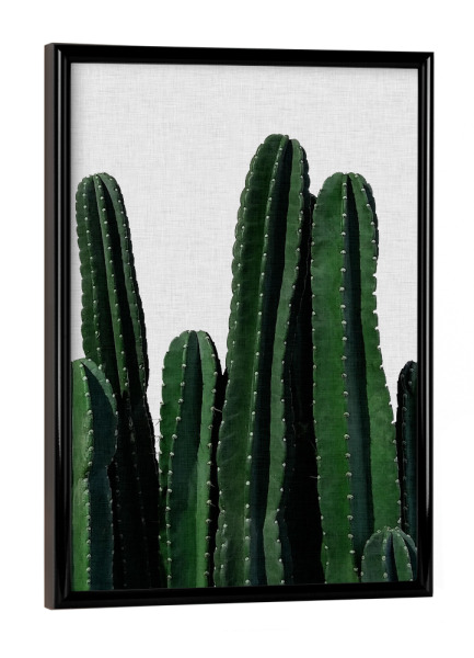 Poster mit schwarzem Rahmen "Cactus modern" artboxONE - Natur,Floral,Abstrakt - Kaktus