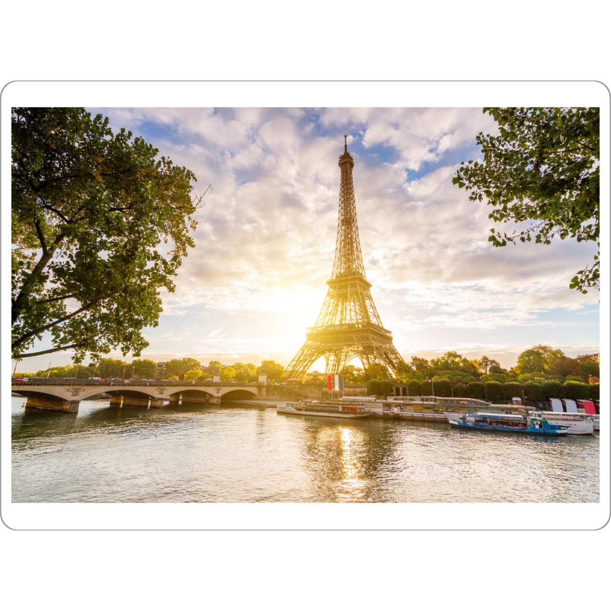 Tischset "Paris Eiffelturm Sommerromantik" artboxONE - Städte - Paris,Eiffelturm,Frankreich - Bild Paris