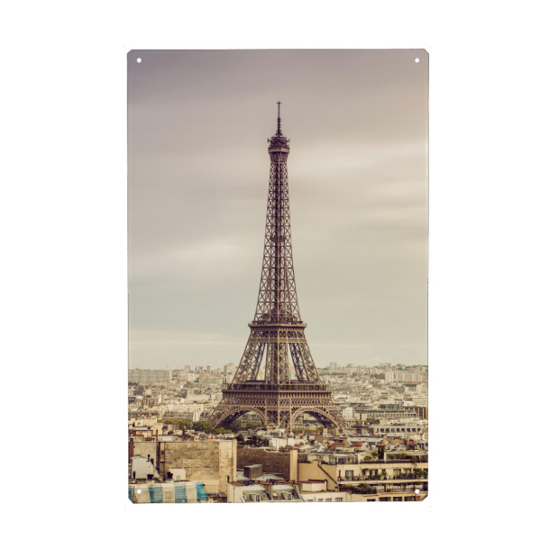 Holzbild "Paris Eiffelturm" artboxONE - Städte - Paris,Eiffelturm,Frankreich