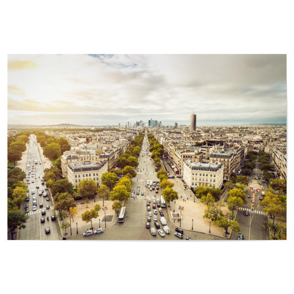 Poster "Paris Champs Elysee" artboxONE - Städte - Paris,Champs elysee,Frankreich