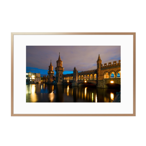 Berlin Oberbaumbrücke at Night