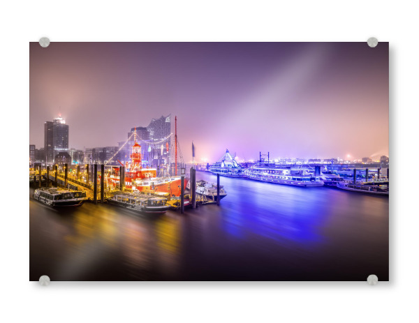 Acrylglasbild "Das Feuerschiff" artboxONE - Städte,Architektur