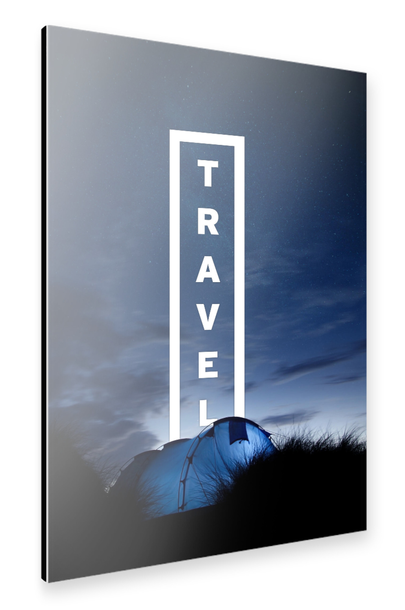 Alu-Dibond "Travel" 30x20 cm artboxONE