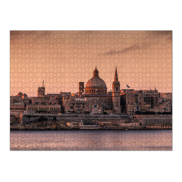 Puzzle Ravensburger "Malta 01" artboxONE - Städte,Reise,Architektur