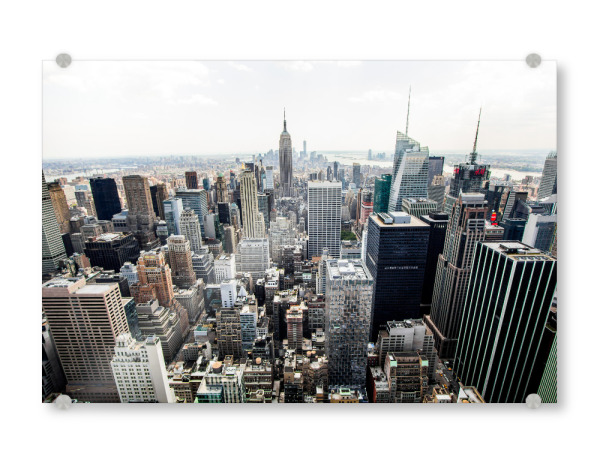 Acrylglasbild "LITTLE BIG APPLE" artboxONE - Städte,Architektur