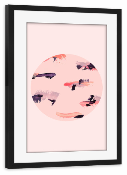 Poster mit Rahmen schwarz "Marble II" artboxONE - Natur,Abstrakt,Geometrie,Geometrie,Fiktion,Fiktion
