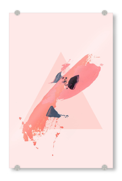 Acrylglasbild "Soft Break I" artboxONE - Abstrakt,Geometrie,Geometrie,Fiktion,Fiktion