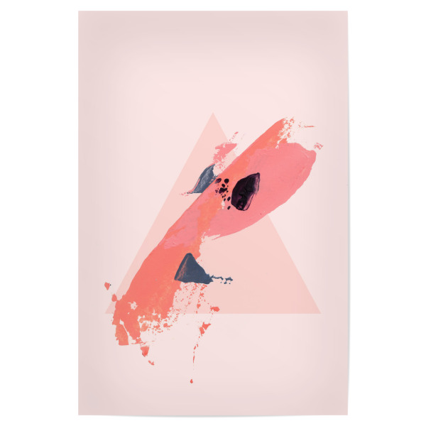 Poster 30x20 cm "Soft Break I" artboxONE - Abstrakt,Geometrie,Geometrie,Fiktion,Fiktion