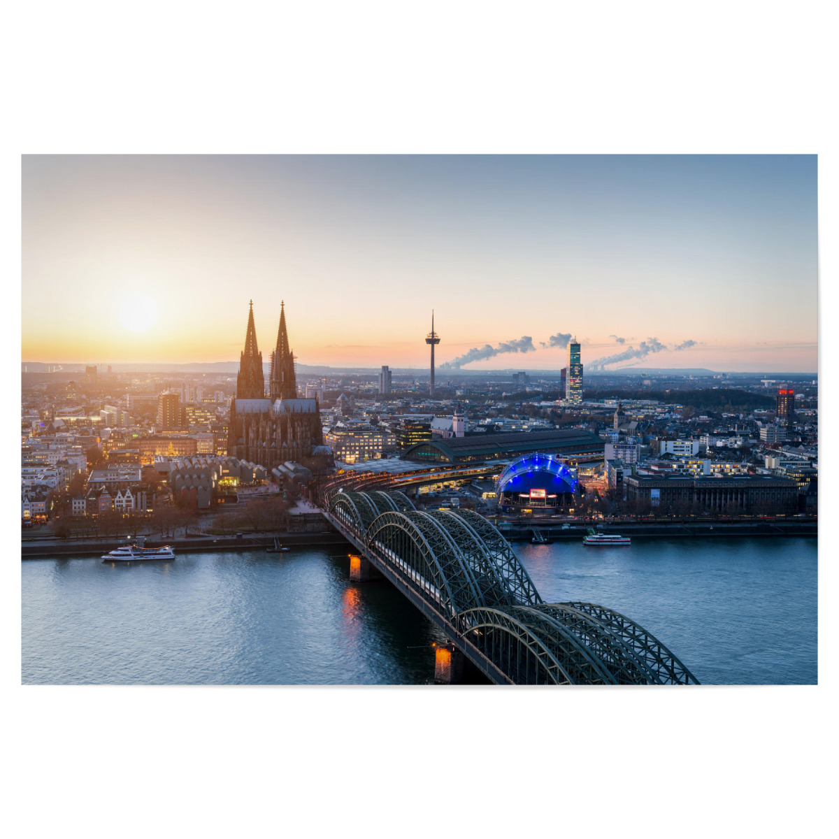 Köln Skyline als Poster bei artboxONE kaufen