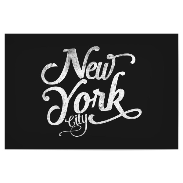 Poster 30x20 cm "New York City typography vintage 2" artboxONE - Städte,Typografie,Schwarzweiß