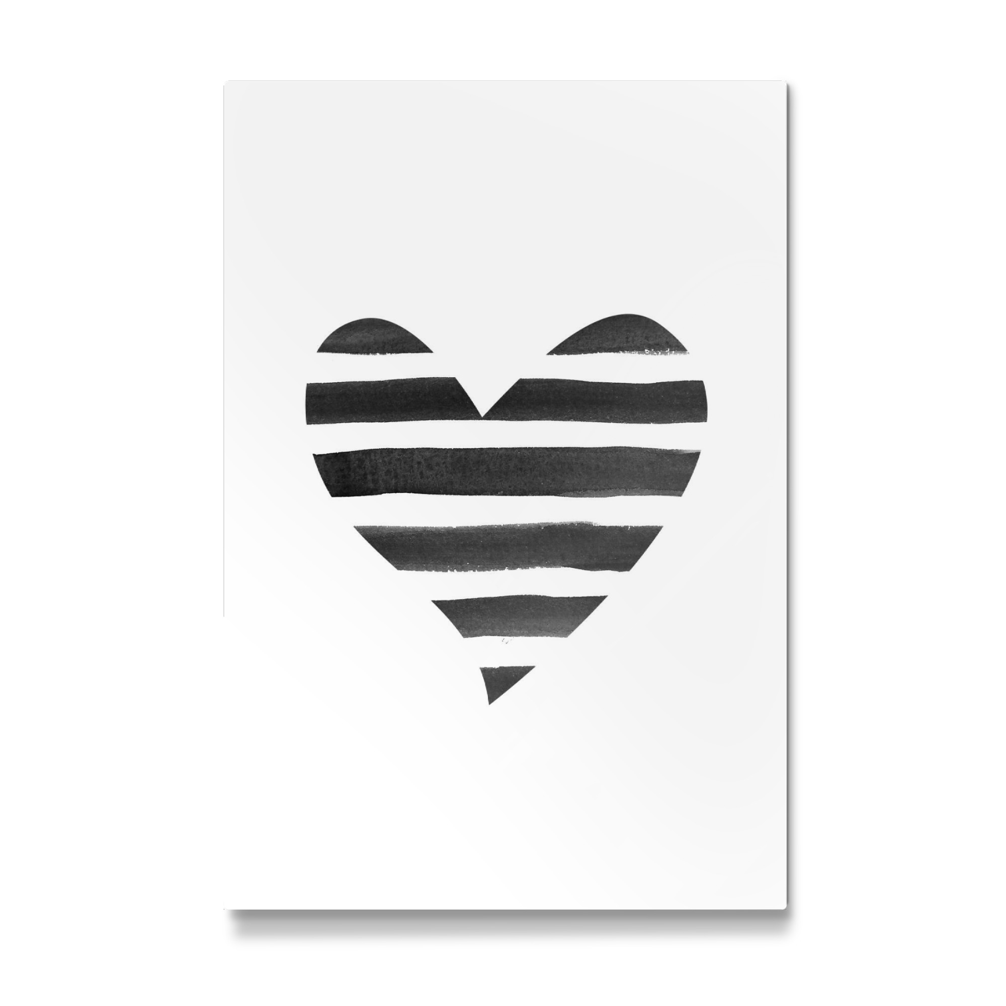 Galerie-Print "Heart with stripes" 30x20 cm artboxONE