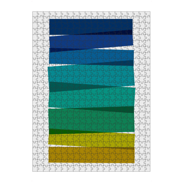 Puzzle Ravensburger "Colorful Stripes Painting I" artboxONE - Abstrakt,Geometrie