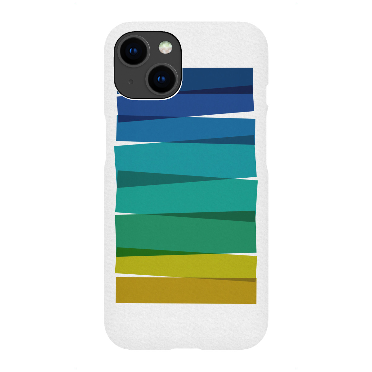 "Colorful Stripes Painting I"für iPhone - Premium-Case Handyhülle artboxONE