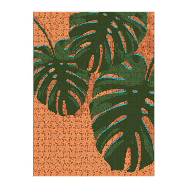 artboxONE Puzzle "Monstera Leaf Pop Art III" artboxONE - Natur,Floral,Abstrakt