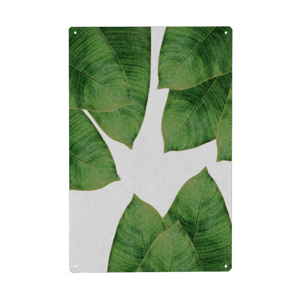 Holzbild "Banana Leaves II" artboxONE - Natur,Floral,Abstrakt