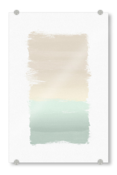 Acrylglasbild "Pastel Abstract Painting" artboxONE - Abstrakt