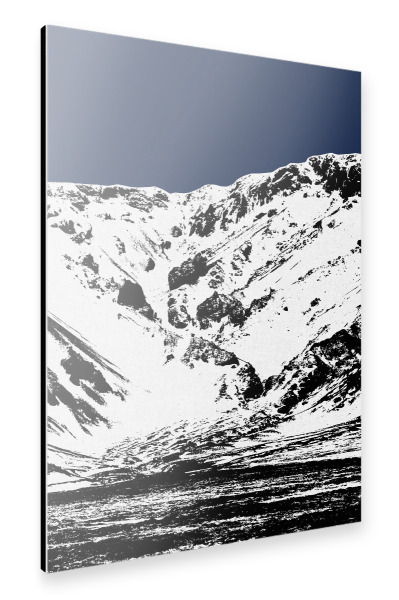 Alu-Dibond "Blue Mountain II" 30x20 cm artboxONE