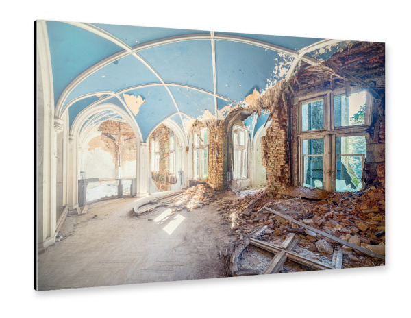 Alu-Dibond "Treppenhaus pompös" 30x20 cm artboxONE