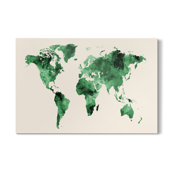 Galerie-Print "Watercolour World Map" 30x20 cm artboxONE